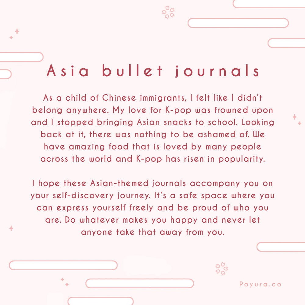 The story behind the Asia oriental bullet journals
