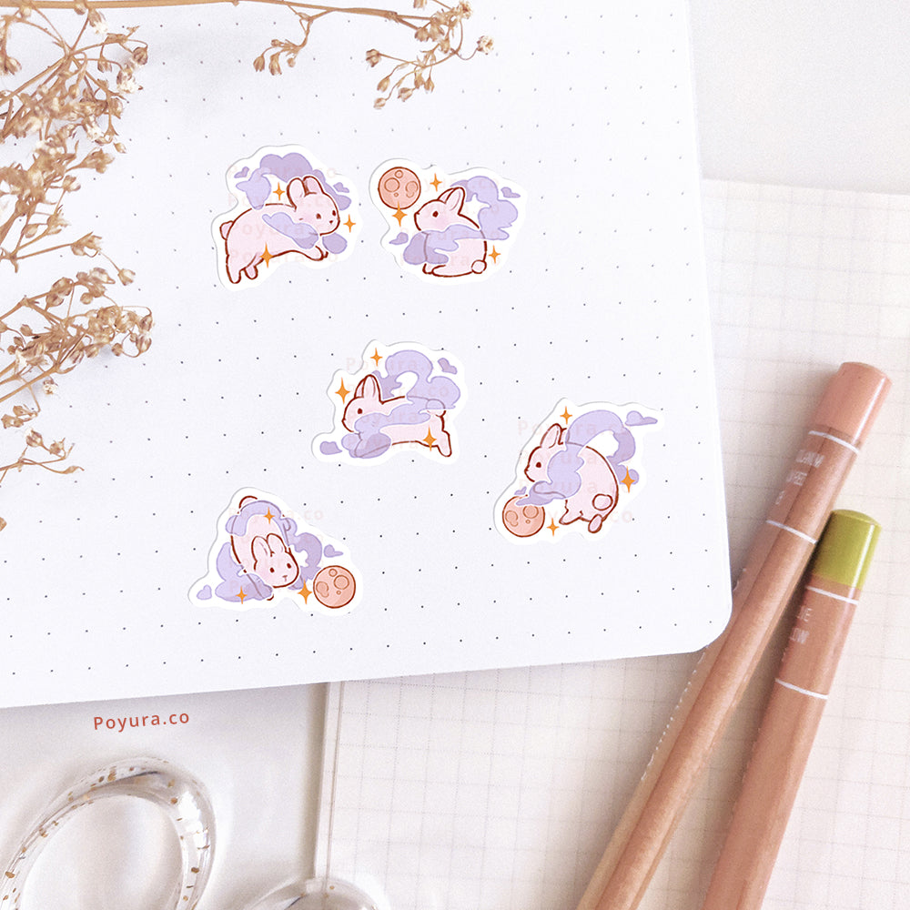 Bunny Moon Festival Sticker Sheet