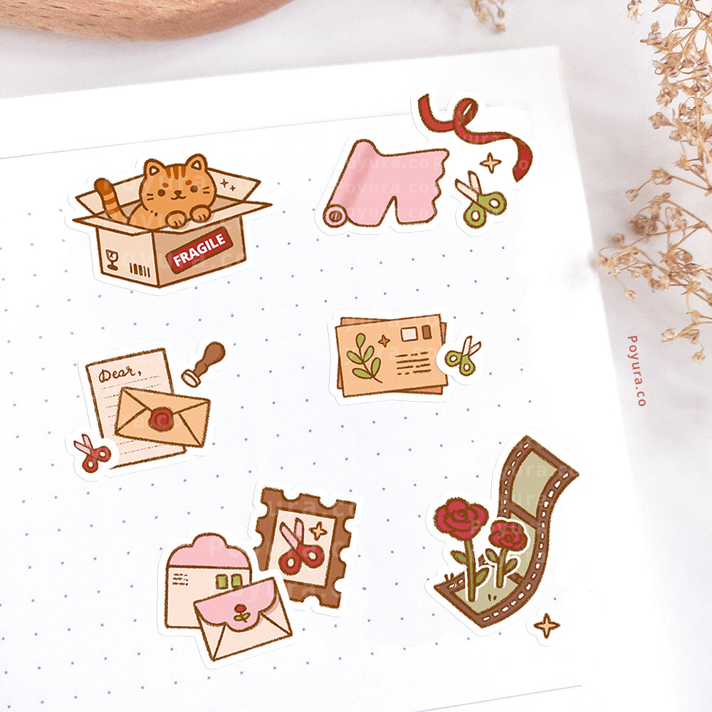 Penpal Letter Sticker Sheet