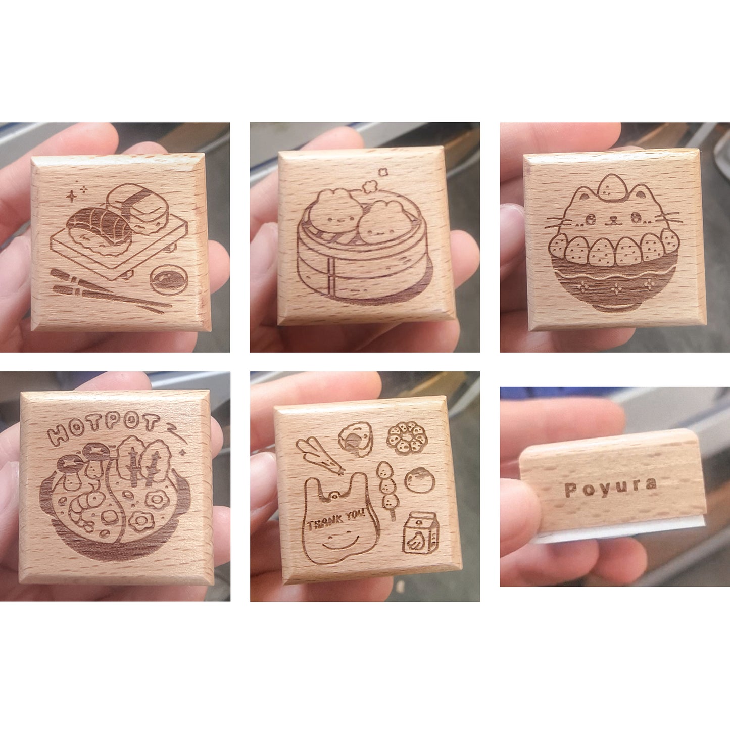 PREORDER JUNE SHIPPING - Wooden Stamp Bundle