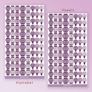 Alphabet / Purple