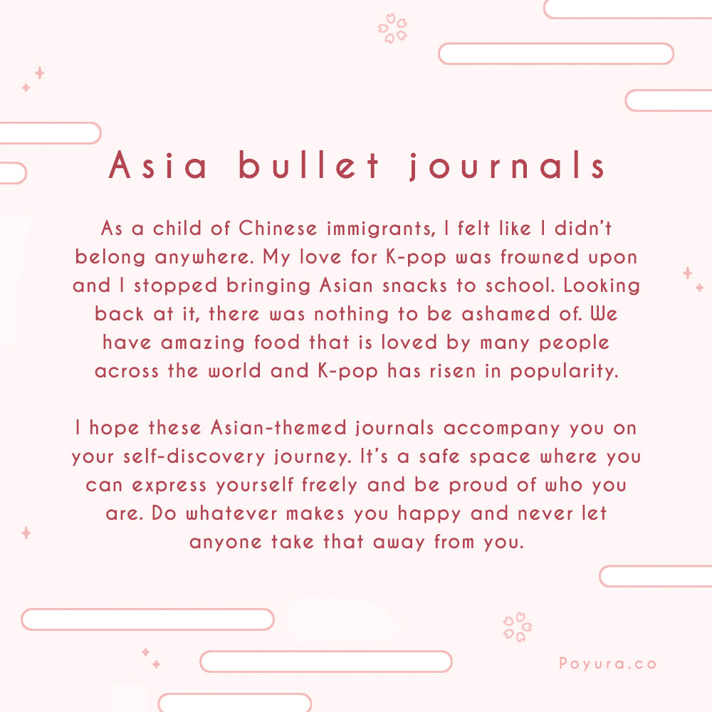 The story behind the Asia oriental bullet journals