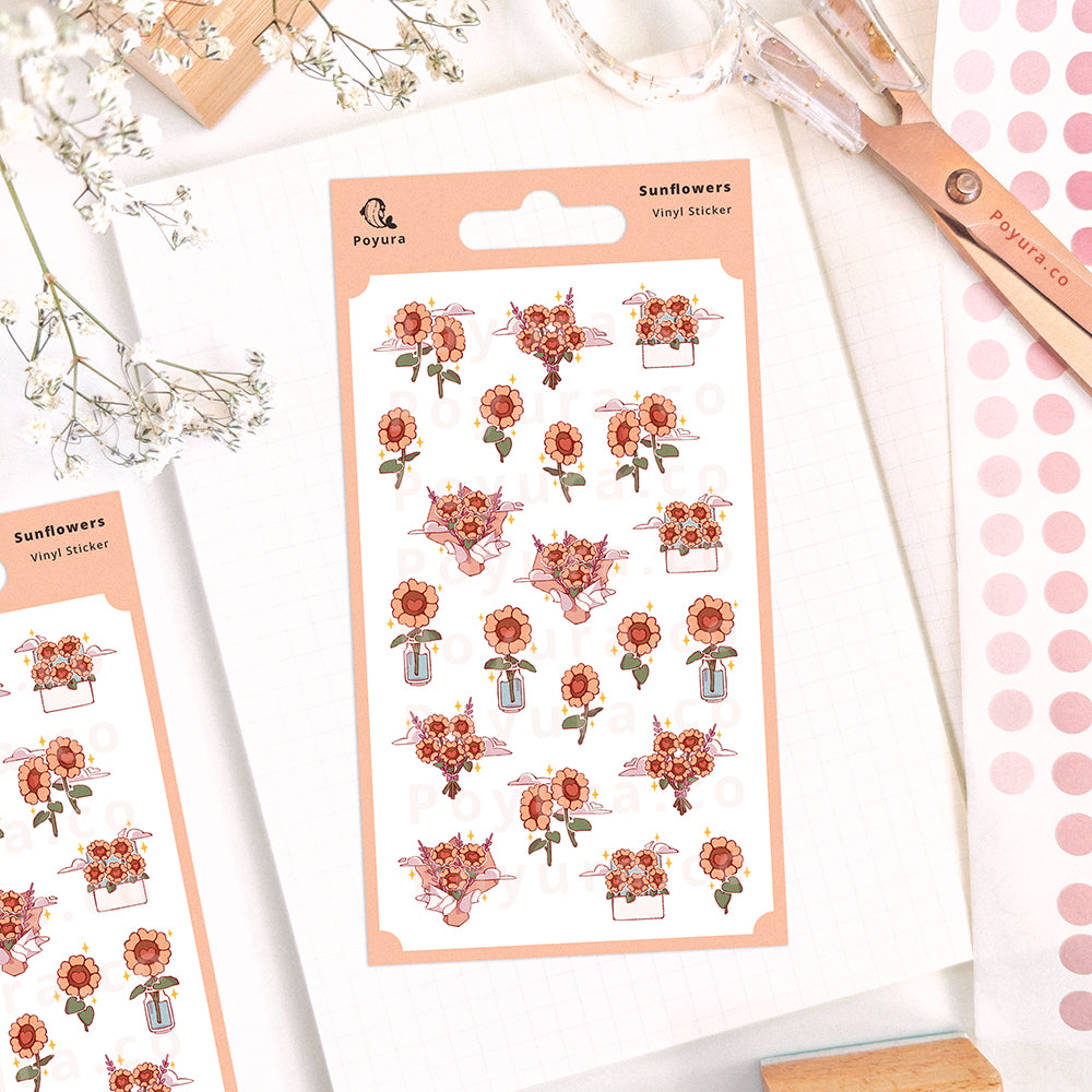 Sunflowers Sticker Sheet