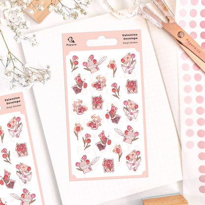 Valentine Envelope Sticker Sheet