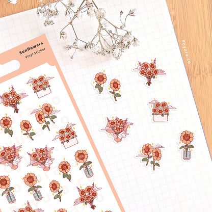 Sunflowers Sticker Sheet