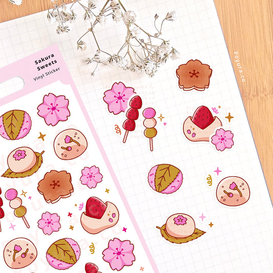 Sakura Sweets Sticker Sheet