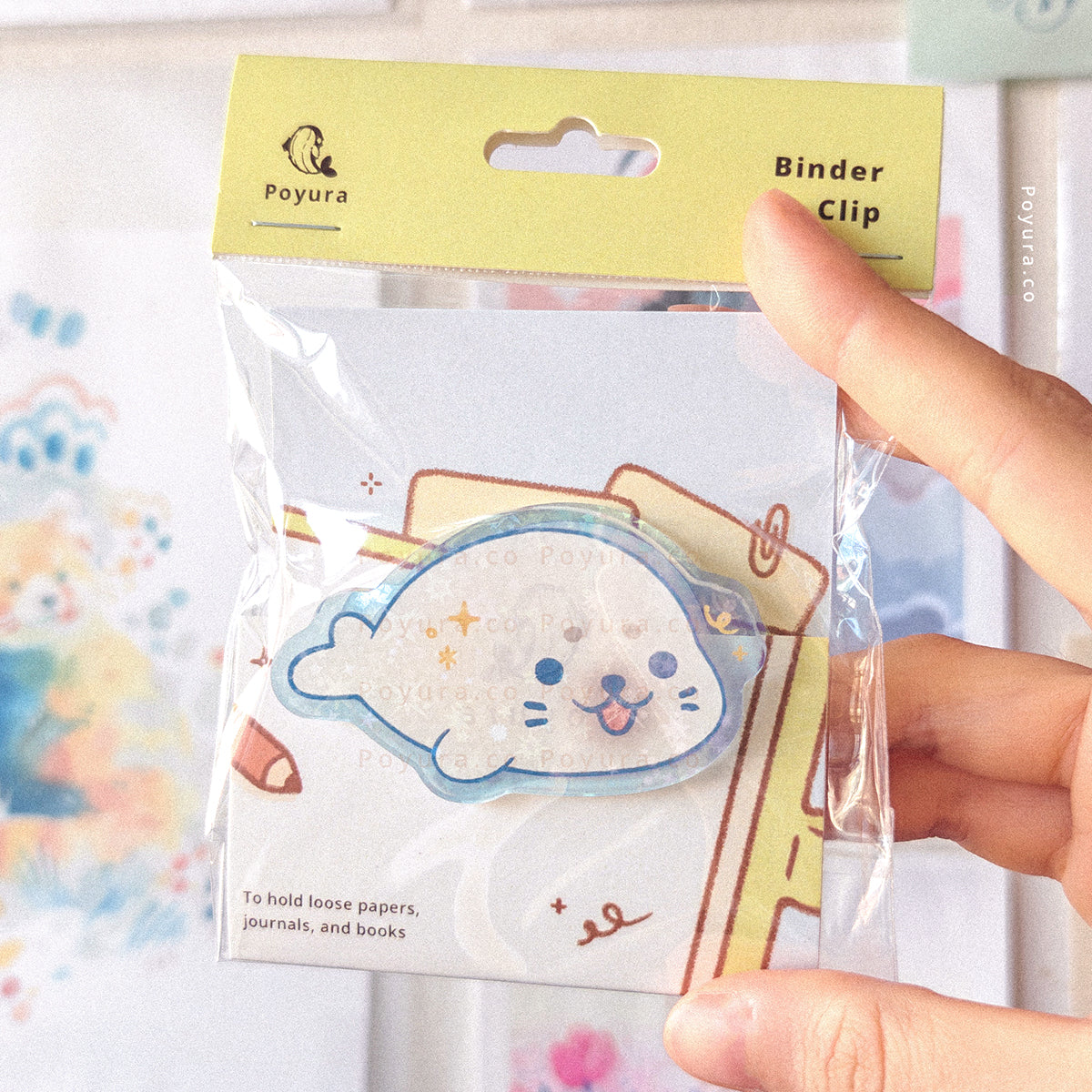 Seal Binder Clip