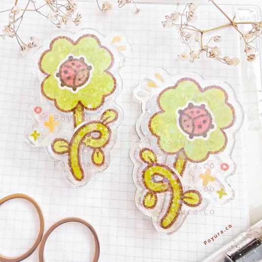 Clover Ladybug Binder Clip