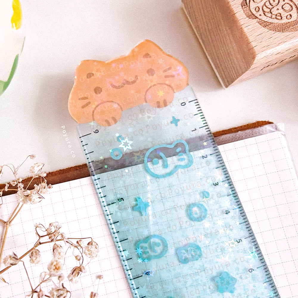 Cat Fish Tank Bookmark Ruler
