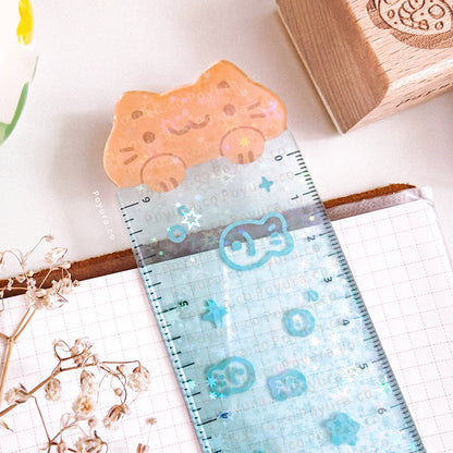 Cat Fish Tank Bookmark Ruler