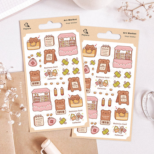Art Market Sticker Sheet