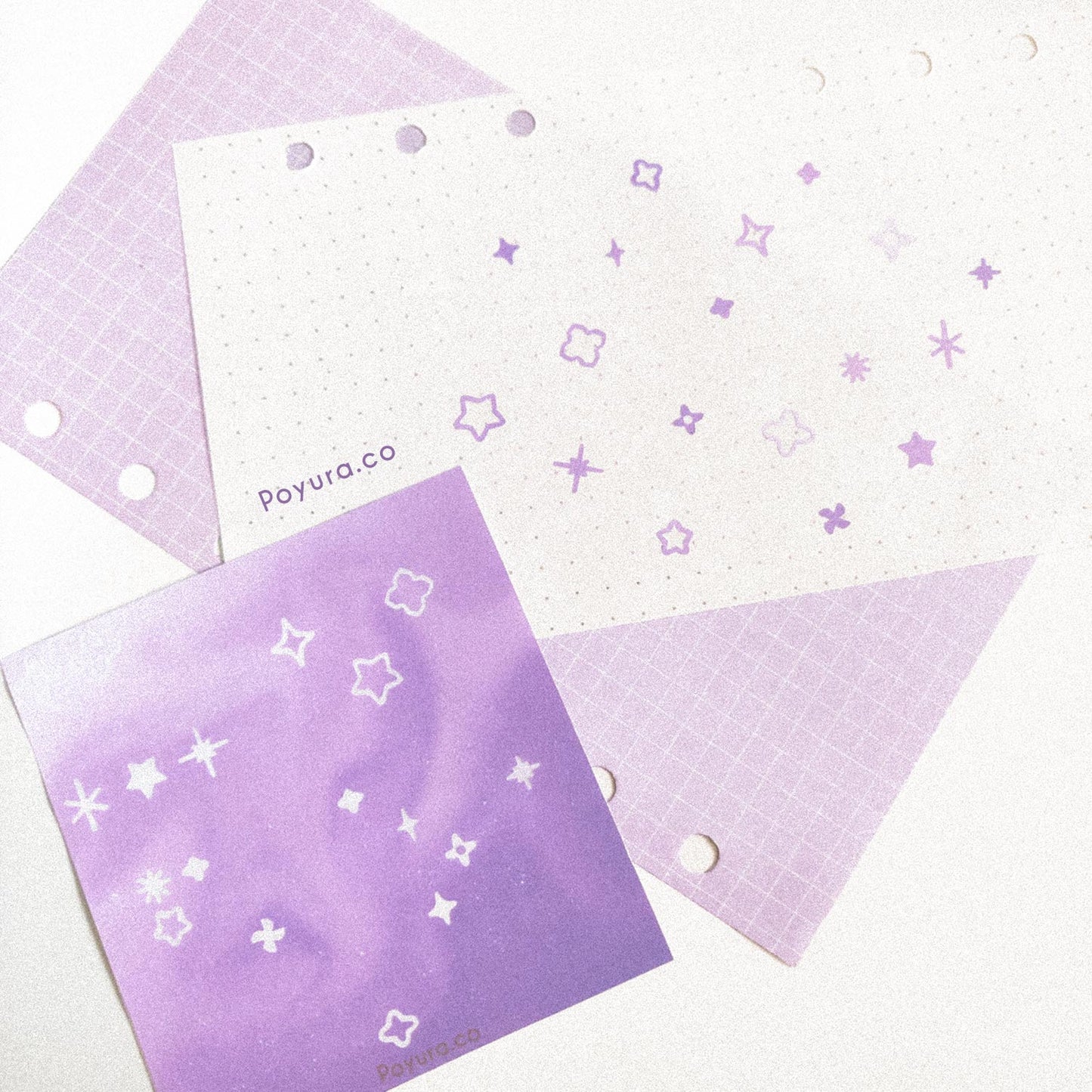 Sparkle polco deco sticker sheet