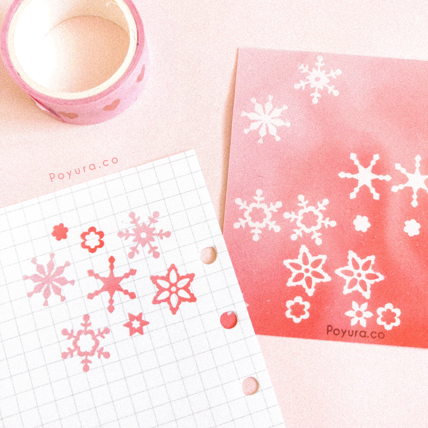 Snow Deco Sticker Sheet