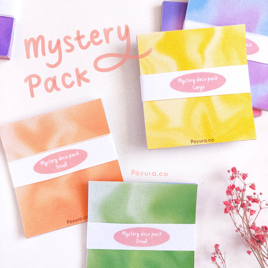 Mystery random bag pack polco journal deco sticker sheet
