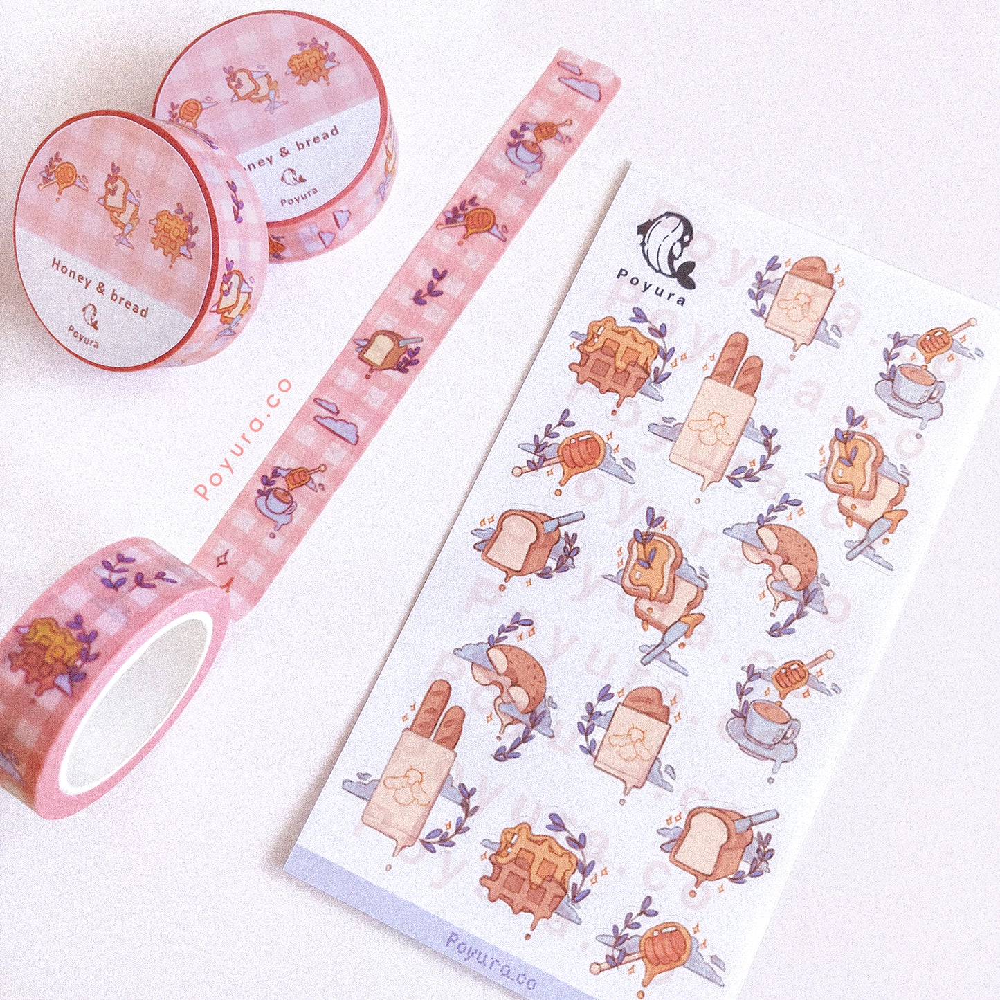Honey Bread Sticker & Washi Tape