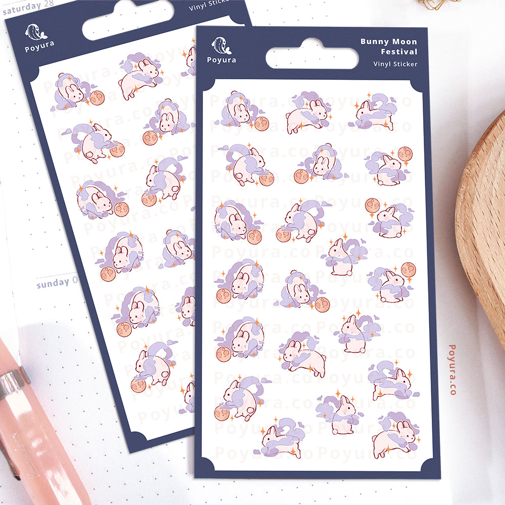 Bunny Moon Festival Sticker Sheet