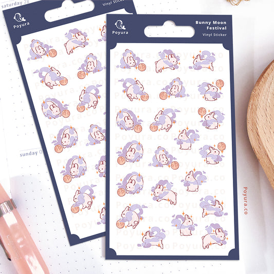 Bunny Moon Festival Sticker Sheet