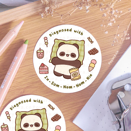 In-Som-Nom-Nom-Nia Panda Sticker Flake