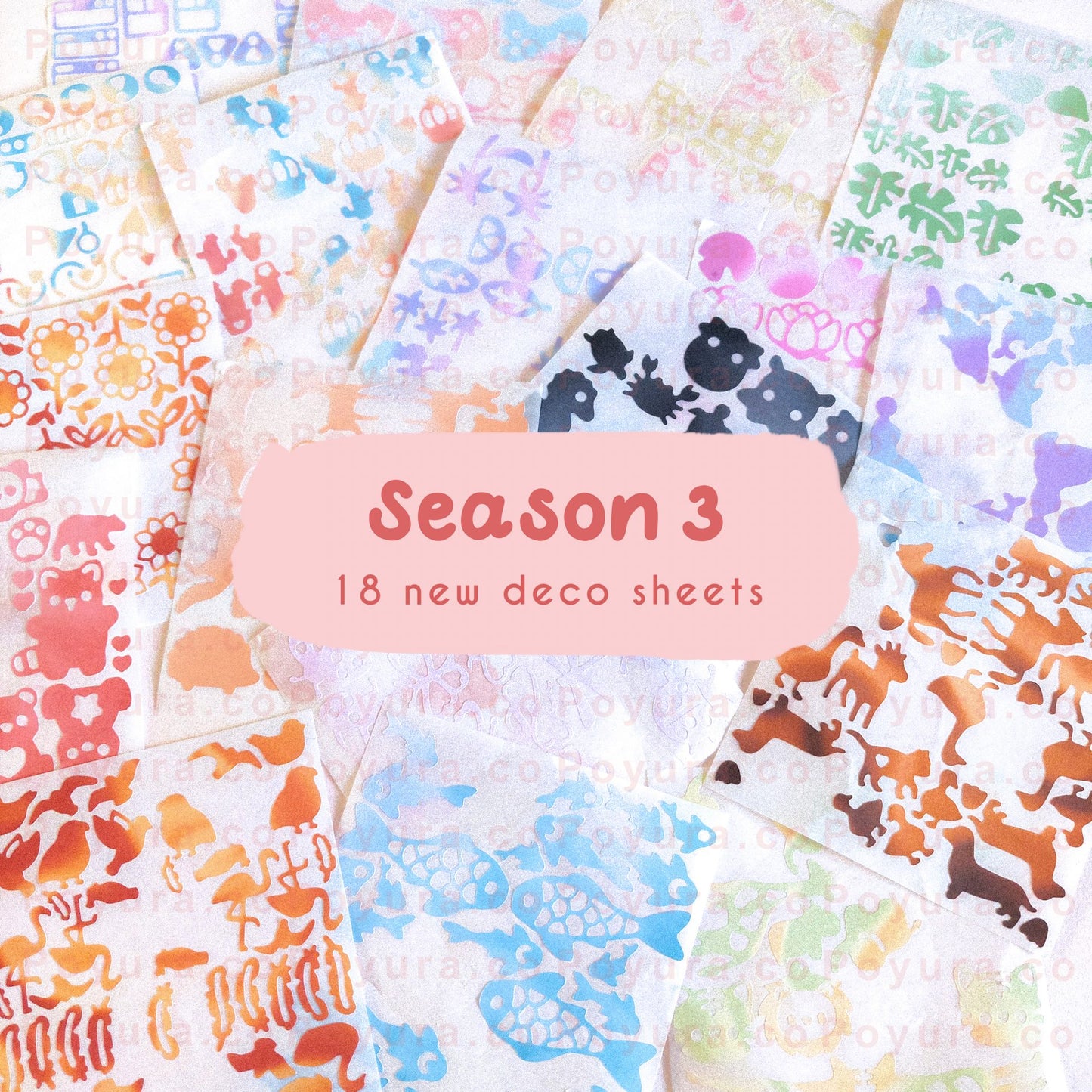 Season 3 deco sticker launch