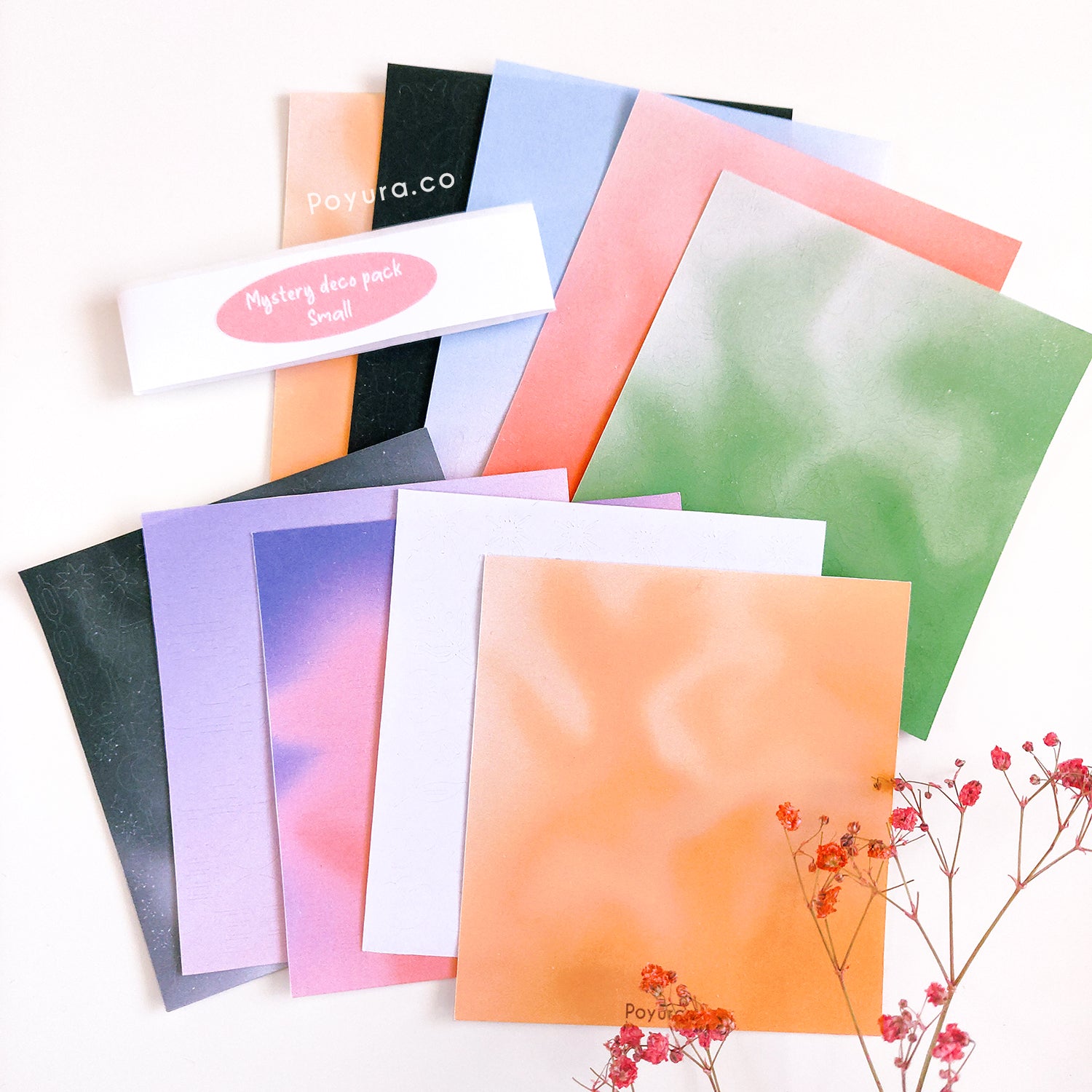 Mystery bag with random deco stickers and colorways