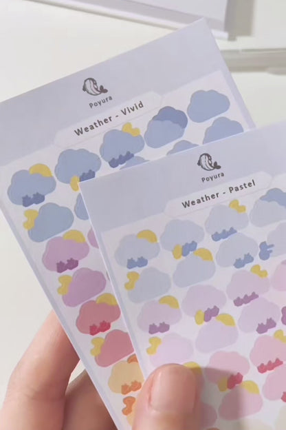 Cloud Weather Sticker Sheet